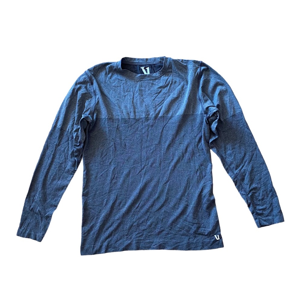 VUORI Long Sleeve Dark Gray Shirt Large